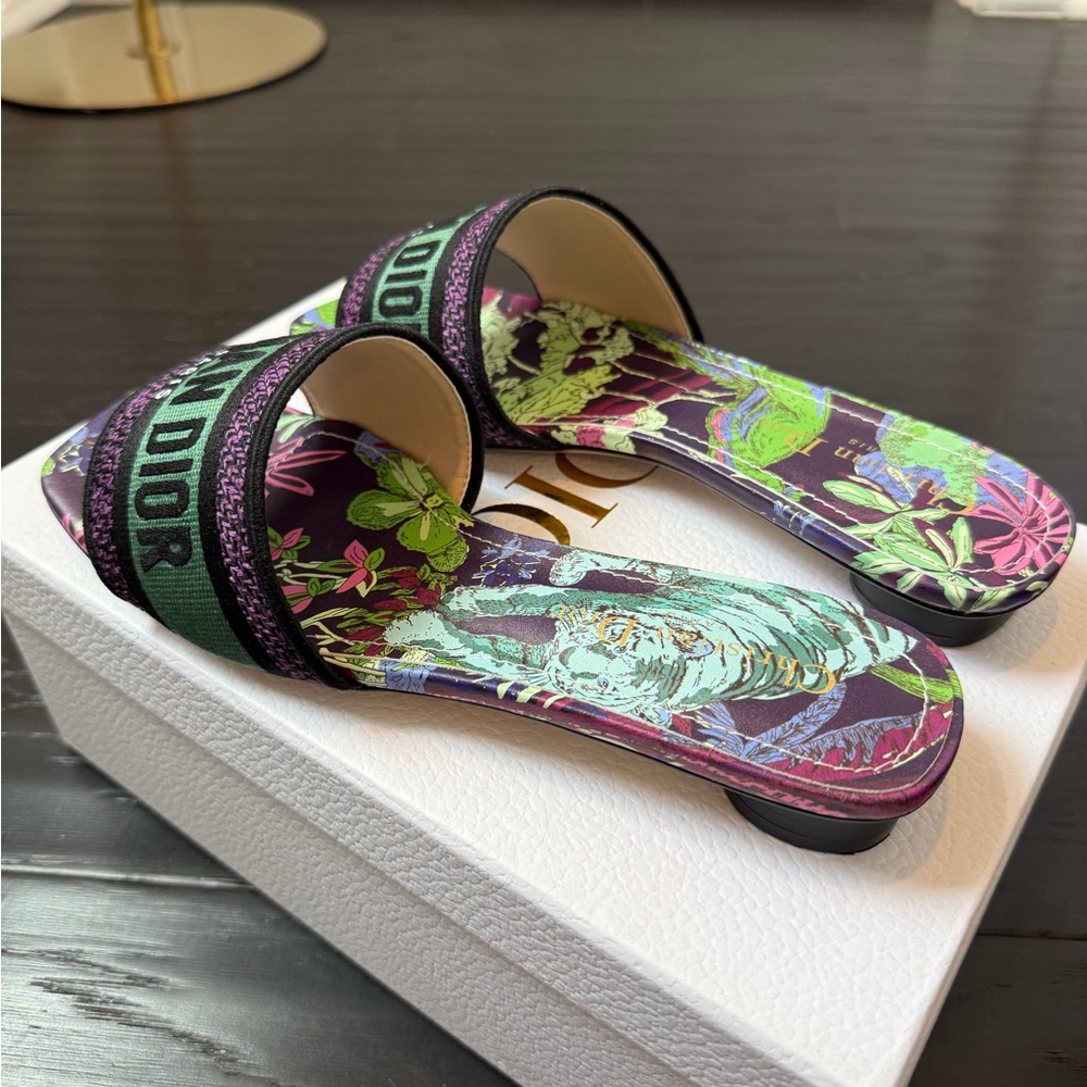 Dior Floral Multicolor Flats - Picture 7 of 8